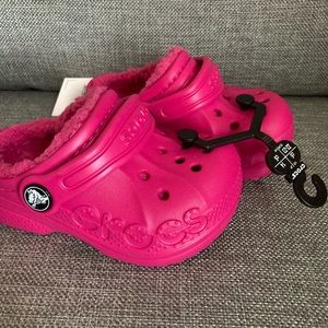 NWT CROCS Baya Lined Clog for Toddler Girl